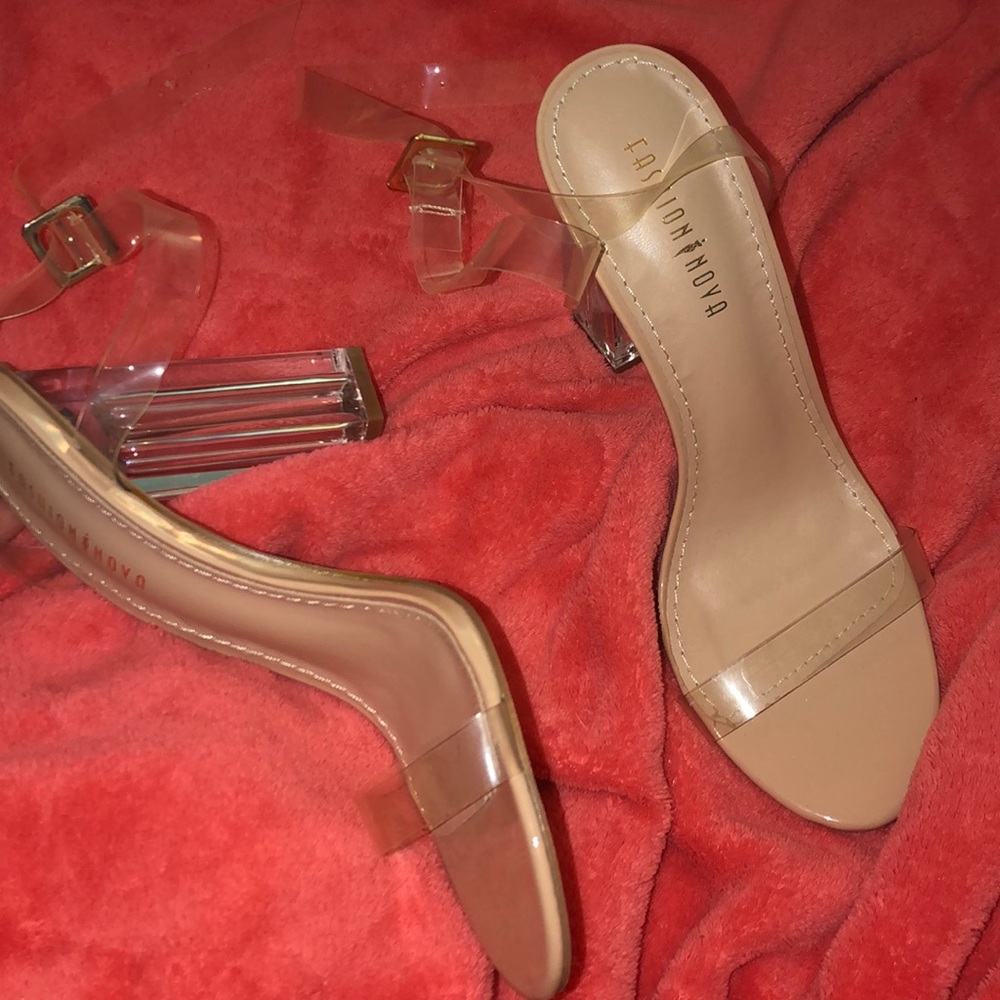 Clear Nude Heels